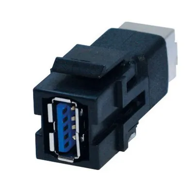 Obrázok produktu pre Bachmann - Modulare Eingabe - USB3.0 Type A - Schwarz (917.400)