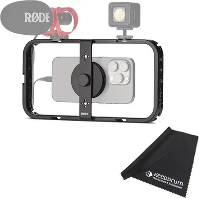 Produktbild von Rode Phone Cage magnetische Halterung für Smartphones mit Tuch
