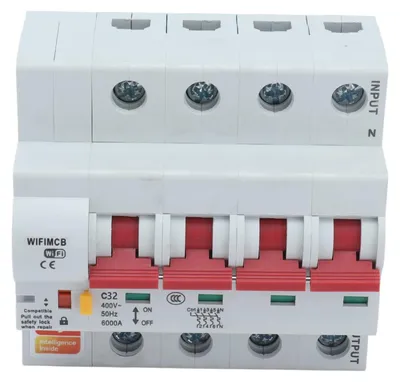 Obrázek produktu pro Jistič - WiFi 4P dálkové ovládání - Bezpečnostní zámek - 400V - 32A