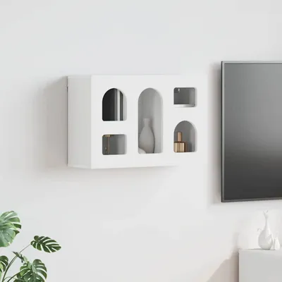 Produktbild von "Schlussverkauf" Hängeschrank Küche - moderne Küchenschrank - 1 pc - mit Regal Weiß 60x20x40 cm Holzwerkstoff  C10248