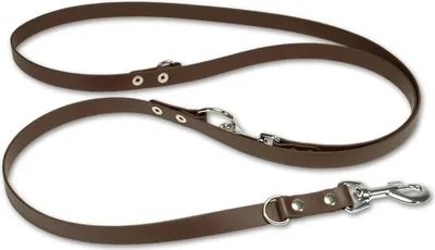 Produktbild von Mystique® Biothane verstellbare Leine 19mm braun 300cm