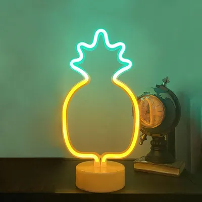 Obrázek produktu pro Neonová ananas, LED osvětlení, noční lampička pro dekoraci interiéru
