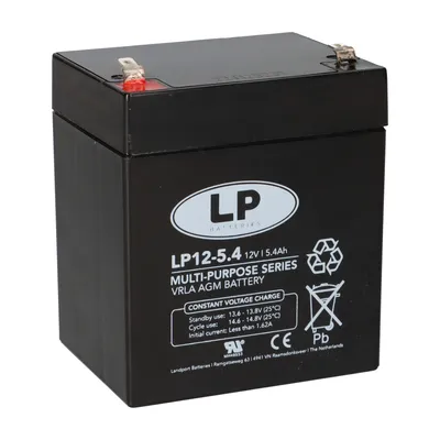 Obrázek produktu pro Olověná baterie Landport 12V 5,4Ah AGM NSA LP12-5,4 T1