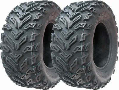 Produktbild von 25x10.00-12 Quad-ATV-Reifen, 6-lagig, Wanda P3103, mit E-Prüfzeichen, für den Straßenverkehr zugelassen (2er-Set)