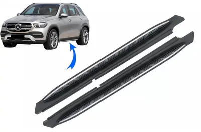 Produktbild von Trittbretter Seitenstufen passend für Mercedes GLE W167 2019+.