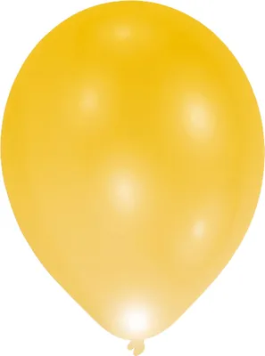 Immagine prodotto di Palloncini LED amscan oro Ø27,5 cm 5 pezzi