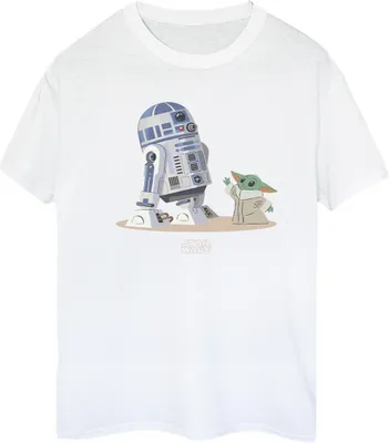 Produktbild von Star Wars - "The Mandalorian" T-Shirt für Damen BI45890 (XL) (Weiß)