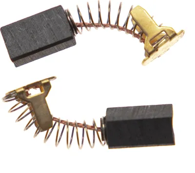 Produktbild von vhbw 2x Kohlebürste 13 x 7,5 x 6,6 mm Ersatz für Hitachi 999-068 für Elektrowerkzeug + Feder