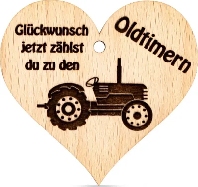 Produktbild von Anhänger Glückwunsch Oldtimer