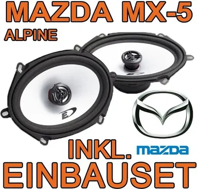 Produktbild von Alpine SXE-5725S - 5x7 Koax-System für Mazda MX5 NB - justSOUND