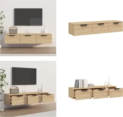 Immagine prodotto di vidaXL Armadio a muro rovere Sonoma 102x30x20 cm Materiale legno - Armadio a muro - Armadi a muro - Armadio a muro - Armadi a muro