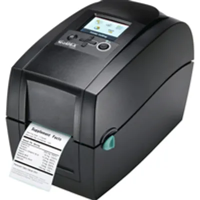 Zdjęcie produktu dla Godex RT200i, bezpośrednio termiczny/termotransferowy, 203 x 203 DPI, 177 mm/s, Przewodowa, Czarny