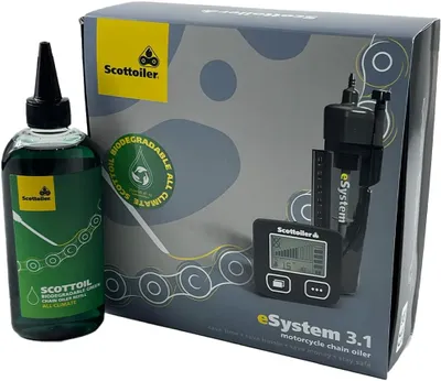 Produktbild von SCOTTOILER Elektronisches Kettenschmiermittel eSystem V3.1 + biologisch abbaubares Grünschmiermittel