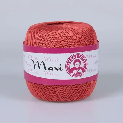 Zdjęcie produktu dla Nić koronkowa Madame Tricote Paris Maxi 100 g - 4910 pomarańczowa