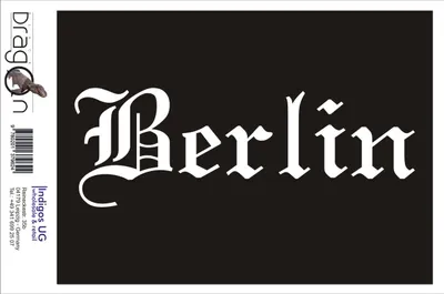 Produktbild von Aufkleber / Autoaufkleber - JDM / Die cut / Auto / OEM - Stadt Berlin - 200x70mm gelb - Heckscheibe / Heckscheibenaufkleber