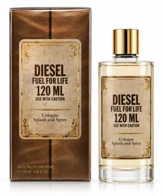 Produktbild von Diesel Fuel For Life Homme Cologne Spray and Splash 120ml, KI-generiertes Bild