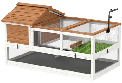 Produktbild von Schildkrötenhaus 2 Ebenen mit Lampenfassung | Farbe: Orange | Abmessungen: 70,5 x 116 x 69,5 cm