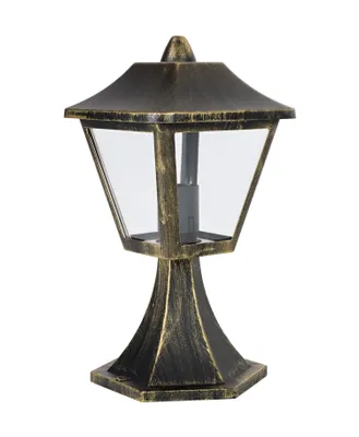 Produktbild von LEDVANCE ENDURA CLASSIC Tradition, Bodenbeleuchtung für den Außenbereich, Schwarz, Gold, Aluminium, IP44, Eingang, Fassade, Pfad, Terrasse, I