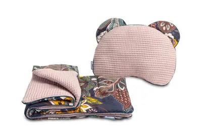 Produktbild von SENSILLO Bettzeug für Kinderbuggy Kinderwagen und Kinderbett Schmutziges Rosa