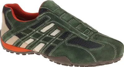 Produktbild von Geox SNAKE Herrenschuhe - sportliche Slipper - Halbschuhe grau Freizeit NEU