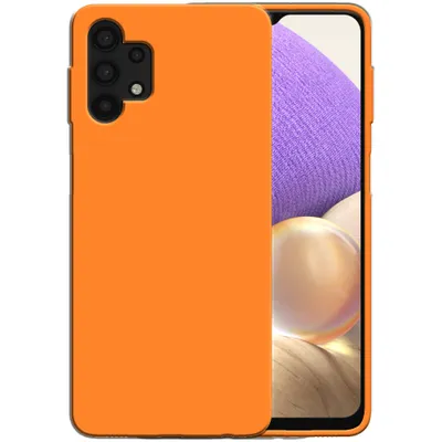 Image de Smartphonica Étui en silicone pour Samsung Galaxy A32
etui 5G avec intérieur souple - Orange