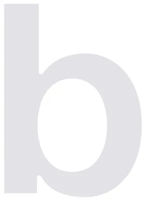 Produktbild von Hausnummer ''b'' Weiß