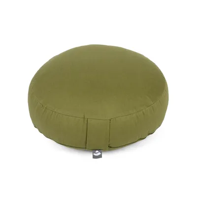 Produktbild von Meditationskissen RONDO ECO EXTRA FLACH lodengrün | Dinkelhülsen