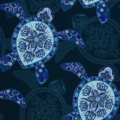 Image de OUTDOOR DÉCORDS OXFORD - Motif tortues I DX118