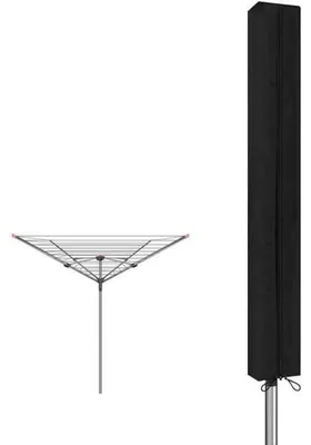 Produktbild von Schutzhülle für Wäschespinne 420D Oxford Schwarz 165x16x16cm