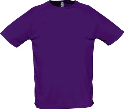 Produktbild von SOLS Herren Sporty Performance T-Shirt, Kurzarm, Rundhals PC303 (M) (Lila)