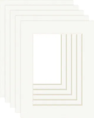 Zdjęcie produktu dla DEHA Design passe-partout (zestaw 5) 30x40 cm na zdjęcia w formacie 20,5x29,5 cm (DIN A4), kość słoniowa