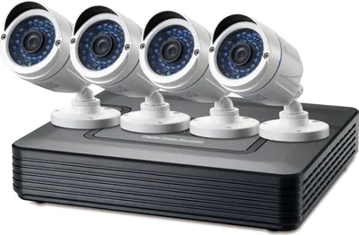 Zdjęcie produktu dla LevelOne DSK-8001 - DVR + Kamera(s) - verkabelt (LAN) - 8 Kanäle - 4 Kamera(s) - CMOS (DSK-8001)