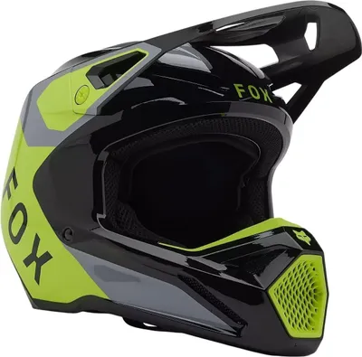 Zdjęcie produktu dla FOX V1 Lean Grey/Yellow M Kask