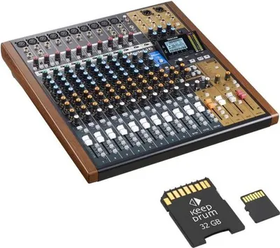 Image de Tascam Model 16 Table de mixage avec carte mémoire 32GB