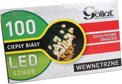 Immagine prodotto di Luci per albero di Natale 100 LED bianco caldo, 5 m, con presa supplementare, per uso interno, IP20
