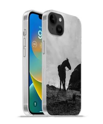 Produktbild von MuchoWow® Handyhülle Schutzhülle Hülle für Apple iPhone 14 Plus - Soft case Pferd - Wolken - Wiese Silikon Softcase Handy Hülle - Abbildung