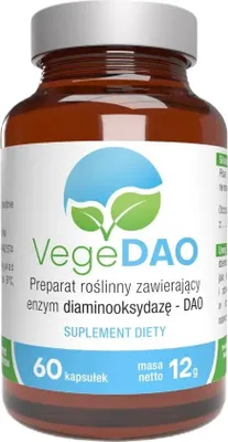 Zdjęcie produktu dla VegeDAO Dla osób z nietolerancją histaminy, 60 kapsułek
