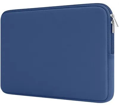 Image de Étui de protection pour ordinateur portable de 13 pouces, couleur bleu marine, compatible avec les ordinateurs portables de 13,3 pouces