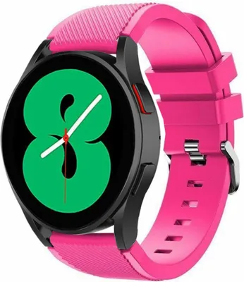 Produktbild von Strap-it Samsung Galaxy Watch 4 - 44mm Silikonarmband (Pink)