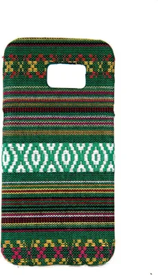 Produktbild von Handyhülle aus Stoff-Case für Samsung Galaxy S7 Edge Cover Etuis Bumper Grün