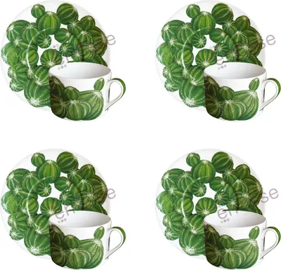 Immagine prodotto di TAITÙ Tazze da tè con cactus 4 pezzi
