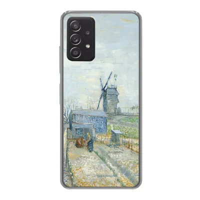 Produktbild von MuchoWow® Handyhülle Schutzhülle Hülle für Samsung Galaxy A53 5G Montmartre: Mühlen und Gärten - Vincent van Gogh Silikon Softcase Handy Hülle - Schutzabdeckung