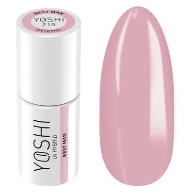 Produktbild von Yoshi | Hybrid-Nagellack - 215 Best Man - Hybrid-Gellack - Hybridlack - UV LED - 6ml - Profi Qualität - Rosa