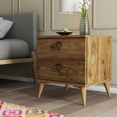 Obrázek produktu pro Skye Decor, Versa-Ce 3630, noční stolky a skříňky, ořech, 52 x 55,1 x 45 cm