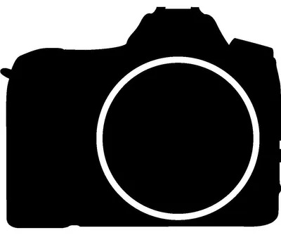 Productafbeelding van Krijtbordsticker – afwasbare, zelfklevende wandsticker – cameradesign – 75 x 95 cm
