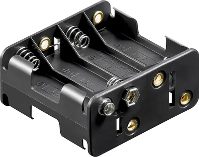 Produktbild von Goobay 11468, AA, Kunststoff, Schwarz, -20 - 50 °C, 1 Stück(e), RoHS