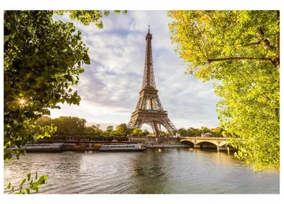 Zdjęcie produktu dla Fototapeta ścienna - Siene in Paris 375x250cm - tapeta flizelinowa