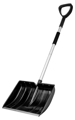 Produktbild von Tragbare Schneeschaufel mit D-Griff, 42 cm Breite, für Schnee und Eis