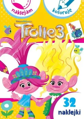 Productafbeelding van Naklejam i koloruję. Trolle 3 Dreamworks - praca zbiorowa