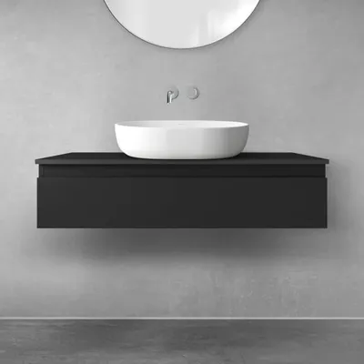 Imagen del producto de OLTENS: Mueble bajo lavabo con 1 cajón, 100 x 23,6 cm